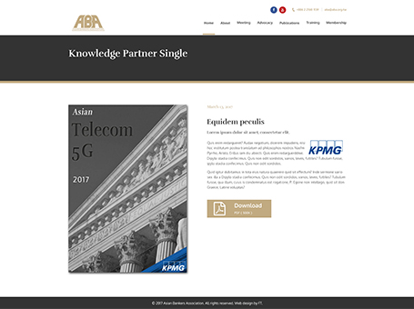 亞洲銀行家協會網頁設計,ABA homepage design, homepage, design, ngo網頁設計,npo網頁設計,Asian Bankers Association,網頁設計