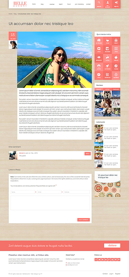 Belle, RWD, homepage, 網頁設計, 部落格設計, 台北網頁設計, 電子商務網站設計, 網頁設計公司