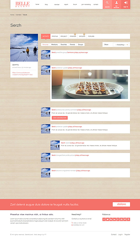 Belle, RWD, homepage, 網頁設計, 部落格設計, 台北網頁設計, 電子商務網站設計, 網頁設計公司