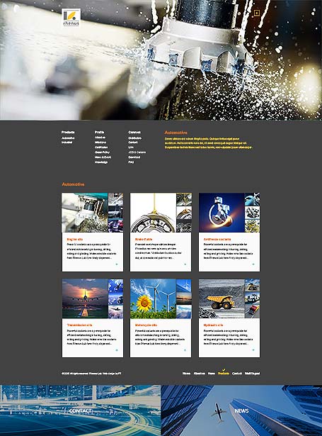 Rhenus Lub, lubrichem, aral, 亞拉, 機油網站, 網頁設計, 網站架設, RWD, homepage, web design