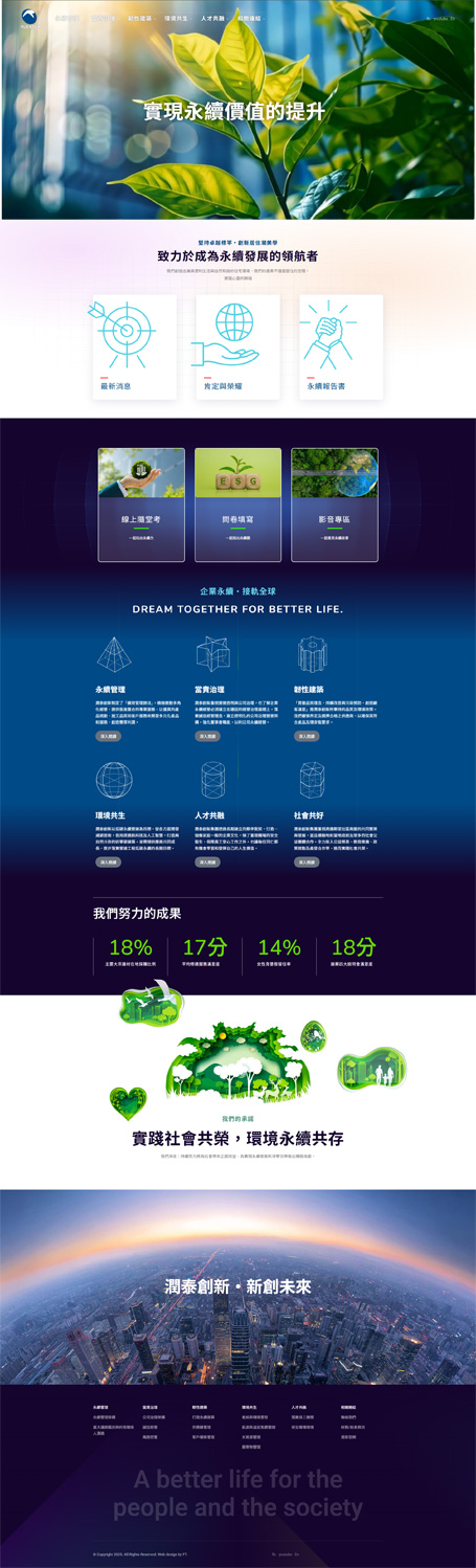 潤泰創新,潤泰,runetex,Ruentex Development,esg網頁設計